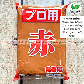 Tương Miso Đỏ Marukome (Nhật Bản) 1KG ( Gia Vị Chay ) - Tương đậu lên men [ Aka Miso / Red Miso ]