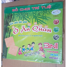 Bộ Đồ Chơi Dân Gian Nhiều món trong 1 - Ô Ăn Quan , Ca rô , Cá ngựa