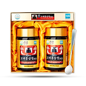 Cao Hồng Sâm 365 Hàn Quốc 2 Hủ x 240g