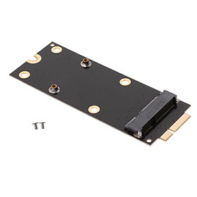 mSATA SSD to 17+7pin SSD Convertor Connector Adapter Card for 2012 MacBook