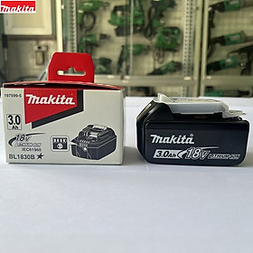 Pin MAKITA 18V 3.0Ah BL1830B 197599-5 Hàng Chính Hãng