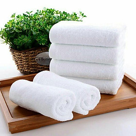 Mua (Chuyên sỉ khăn) Khăn mặt khách sạn 35*85cm- KHĂN KHÁCH SẠN TRẮNG