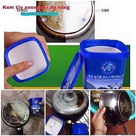 Bột tẩy rửa xoong nồi - Kem tẩy bếp Hàn Quốc - Tẩy trắng nồi, chảo