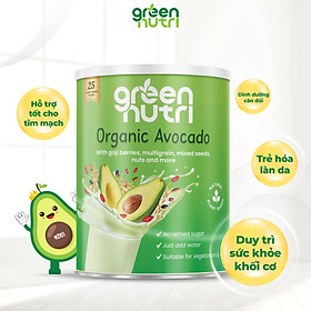 Organic Avocado - Sữa Hạt Ngũ Cốc Có Chứa BCAAs Duy Trì Sức Khỏe Khối Cơ [Hộp giấy 625g]