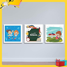 Mua Bộ 3 tranh trẻ em đáng yêu – Tranh phòng ngủ cho bé W1192