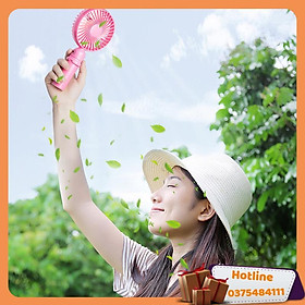 Mua Quạt Sạc Điện Mini Solove N9 Tích Điện Để Bàn - Tặng Bình Đựng Nước Thời Trang - Hàng Loại 1