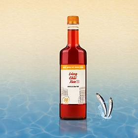 Nước mắm nhỉ Làng Chài Xưa nhãn vàng tiết kiệm chai nhựa cao cấp 500ml cốt nhỉ đặc biệt vị thanh dịu gu nước mắm nhĩ truyền thống sạch từ 100% cá cơm tươi