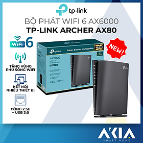 Hình ảnh Bộ Phát Wifi TP-Link Archer AX80 8 Luồng Với Cổng 2.5G AX6000 - HÀNG CHÍNH HÃNG