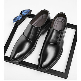Giày da giày da nam cao cấp giày da nam đẹp giày nam cao cấp sang trọng giày tây nam không dây giày da nam công sở giày lười mã 36633.LK