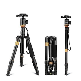 Chân Máy Ảnh Đa Năng Điều Chỉnh Gập Mở Andoer Cho Canon Nikon Sony Panasonic DSLR - Đen