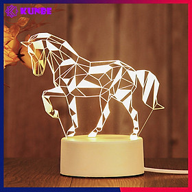 Mua Đèn Ngủ 3D Trang Trí KUNBE Có 3 Chế Độ Ánh Sáng  Nhiều Hình Ngộ Nghĩnh Phù Hợp Decor Quà Tặng