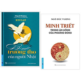 Sách - Combo Bí Quyết Trường Thọ Của Người Nhật + Minh Triết Trong Ăn Uống Của Phương Đông - FirstNews