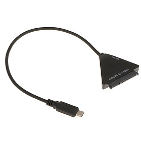 USB 3.1 Gen 2 USB-C To SATA3.0 7+15 PIN Adapter Cable For 2.5