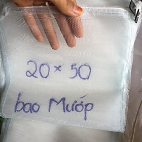 Mua 100 TÚI BỌC BẦU   BÍ  MƯỚP CỠ 20x50 LƯỚI MẮT VE