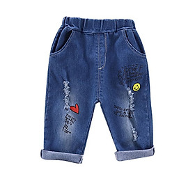 Kids Jeans for Spring and Autumn Children's Wear Girls Autumn New 0-4 Year Old Girls Jeans Casual Pants Girls Jeans