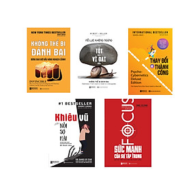 Bộ sách khám phá bí quyết thành công ( Thay Đổi Để Thành Công – Đánh Thức Sức Mạnh Tiềm Thức Trong Con Người Của Bạn , Khiêu Vũ Với Nỗi Sợ Hãi , Không Thể Bị Đánh Bại – Đừng Bao Giờ Đầu Hàng Nghịch Cảnh , Sức Mạnh Của Sự Tập Trung , Nỗ Lực Không Ngừng – T