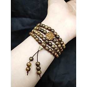 Mua Vòng trầm tốc 108 mix charm hoa sen