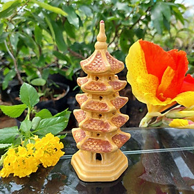 Mua tượng trang trí tiểu cảnh tháp bút men sứ loại 1 gốm sứ bác tràng