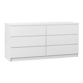 Mua Tủ Ngăn Kéo Limfjorden/Ballen Plus 6 Ngăn JYSK - Trắng (161 x 78 x 48 cm)