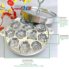 Khuôn bánh thuẩn, bông lan xưa - đặc biệt khuôn dày, nắp cao không khét bánh - hợp k. Dụng cụ phục vụ gia đình, im gang nhôm khuôn loại 1, loại 12 b