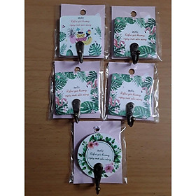 Mua Combo 05 Móc Gỗ Dán Tường màu ngẫu ngiên