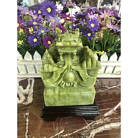 Mua Ấn Rồng phong thủy đá ngọc serpentine