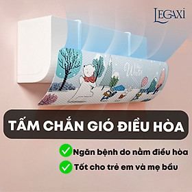 Tấm Chắn Gió Máy Lạnh, Chống Gió Điều Hòa Chuyển Hướng Gió Trực Tiếp Ngăn Bệnh Hô Hấp An Toàn Cho Trẻ Em Mẹ Bầu Legaxi