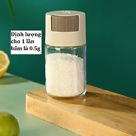 Mua Hũ Đựng Gia Vị Thủy Tinh Nhà Bếp Bấm Nút Định Lượng  Lọ Đựng Gia Vị Thông Minh GD789-BamGV