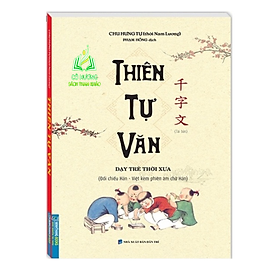 Sách - Thiên Tự Văn (bìa mềm - tái bản 2022) (MT)