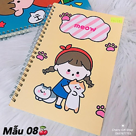 Sổ Tay Cute Lò Xo Size Lớn Siu Dễ Thương Shop Chụp