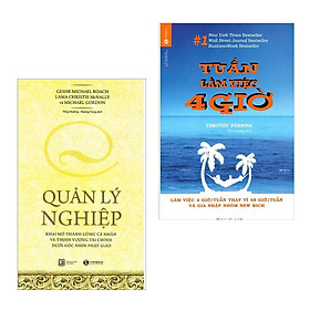 Combo 2 Cuốn Sách Kỹ Năng Làm Việc Hay Để Thành Công: Tuần Làm Việc 4 Giờ (Tái Bản) + Quản Lý Nghiệp (Tái Bản) / Những Cuốn Sách Kinh Tế - Sách Kỹ Năng Làm Việc Hay Nhất (Tặng Bookmark Happy Life)