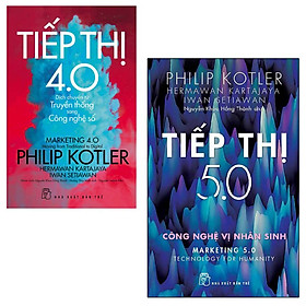 [Tiệm sách Einstein] Combo Philip Kotler : Tiếp Thị 4.0 - Dịch Chuyển Từ Truyền Thống Sang Công Nghệ Số + Tiếp Thị 5.0 - Công Nghệ Vị Nhân Sinh