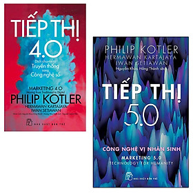 [Thăng Long Books] Combo Philip Kotler : Tiếp Thị 4.0 - Dịch Chuyển Từ Truyền Thống Sang Công Nghệ Số + Tiếp Thị 5.0 - Công Nghệ Vị Nhân Sinh