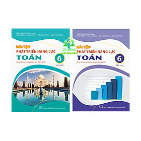 Sách – Combo Bài tập phát triển năng lực Toán lớp 6 (2 tập) – NXB Đại học Sư phạm (SP)