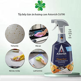 Bình xịt tẩy vệ sinh nhà bếp hương cam Astonish C6790 750ml chuyên tẩy