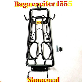 BAGA EXCITER 155 inox 10 ly sơn màu đen