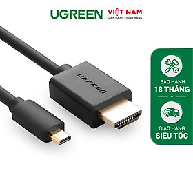 Mua Cáp Chuyển Đổi Ugreen MicroHDMI Sang HDMI V1.4 30102 1.5m - Hàng Chính Hãng
