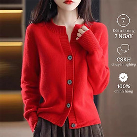 Áo khoác len cardigan nữ cực xinh áo dày dặn, ấm áp