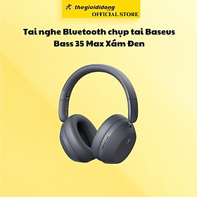 Mua Tai nghe Bluetooth chụp tai Baseus Bass 35 Max Xám Đen - Hàng Chính Hãng