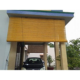 Mua Mành tre cật cạo vỏ sơn pu cao cấp che mưa nắng  gió  rộng 1m50 cao xuông 3m