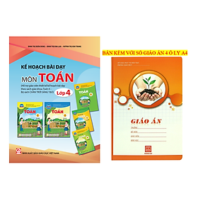 Sách - Kế hoạch bài dạy môn Toán lớp 4 (bộ Chân trời sáng tạo)