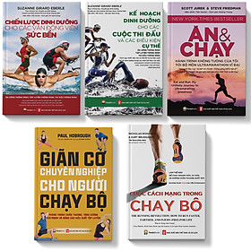 [Download Sách] Combo 5 cuốn Dinh dưỡng Giãn cơ Chạy bộ