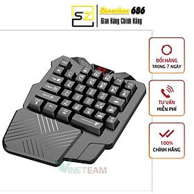 Mua Bàn phím chơi game 1 tay K15/C9 chơi game Pubg  Rules of Survival  Free Fire trên điện thoại  máy tính bảng  Laptop và PC - Hàng Chính Hãng
