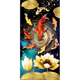 Mua Xả tranh tráng gương cửu ngư quần hội