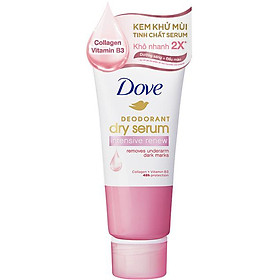 Kem Khử Mùi Dove Tinh Chất Serum Sáng Mịn Đều Màu với Collagen & Vitamin B3 50ml