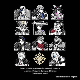 Áo thun Fatui mẫu áo game genshin impact