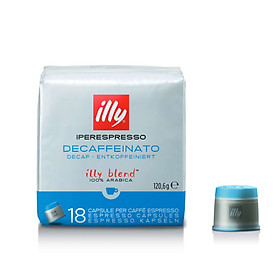 [Hàng nhập khẩu] Cà phê viên nén Illy Iperespresso Capsules - Medium- Dark roast - 18 Capsules - 3 mùi  : Classico , Intenso và Decaffein