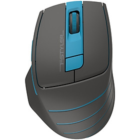 Shuangfeiyan (A4TECH) FG30 flying era mouse wireless mouse office mouse portable mouse non-slip double color skirt fashion business travel magic blue