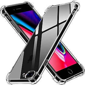 Ốp lưng cho iPhone 6 6s 7 8 Plus X XR XS Max 11 12 13 Pro Max Silicone dẻo Trong suốt Chống sốc