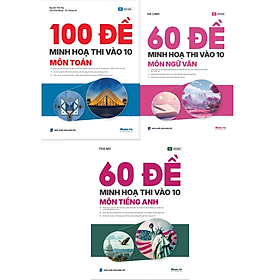 Sách - Bộ Đề Minh Họa Thi Vào 10 Môn Toán + Ngữ Văn + Tiếng Anh 2026 (Moon) - Nhà Xuất Bản Dân Trí